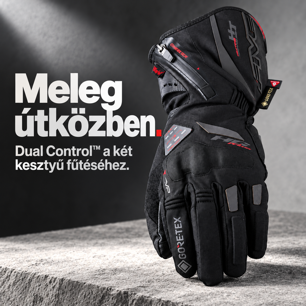 Beheizbare Motorradhandschuhe – Drei Heizstufen, Touchscreen-Bedienung und verstellbare Stulpen für kalte Fahrten