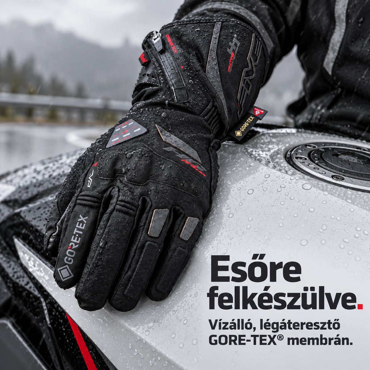 Beheizbare Motorradhandschuhe – Drei Heizstufen, Touchscreen-Bedienung und verstellbare Stulpen für kalte Fahrten
