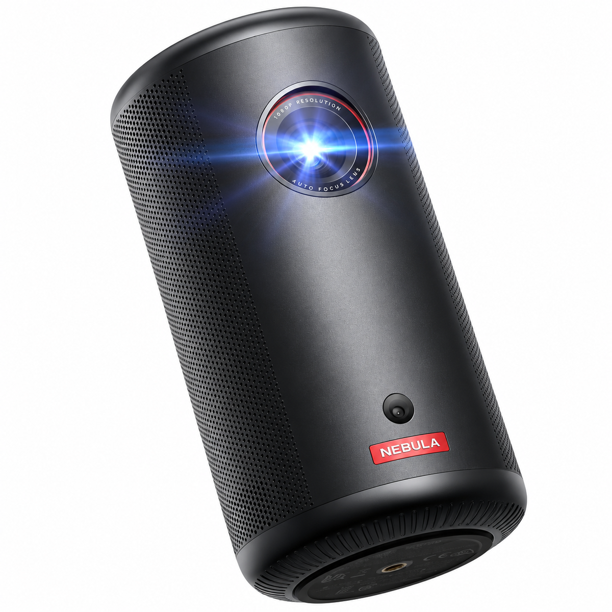 Tragbarer Full-HD Laser-Beamer mit Akku – Autofokus und integrierter Lautsprecher für Kino zu Hause und unterwegs