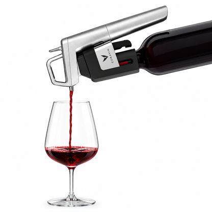 Weinausgießer mit Weinkonservierung – Wein ausschenken, ohne den Korken zu ziehen