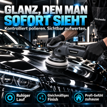 Exzenter-Poliermaschine – Set zur Autolackpflege