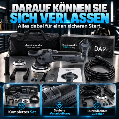 Exzenter-Poliermaschine – Set zur Autolackpflege