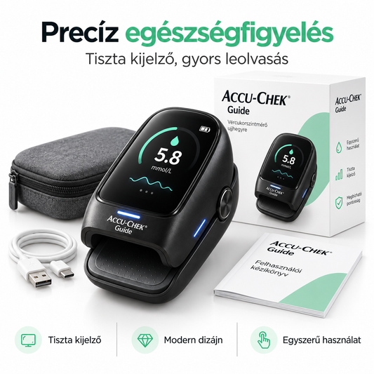 Digitális vércukormérő – Kompakt és könnyen leolvasható