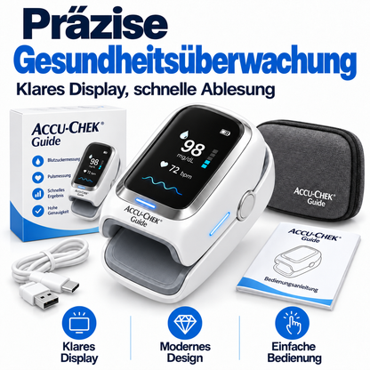 Kompaktes Blutzuckermessgerät für unterwegs