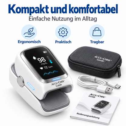 Kompaktes Blutzuckermessgerät für unterwegs
