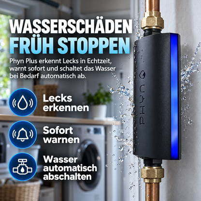 Phyn Plus Wassermelder mit App – Leckerkennung und automatische Wasserabsperrung