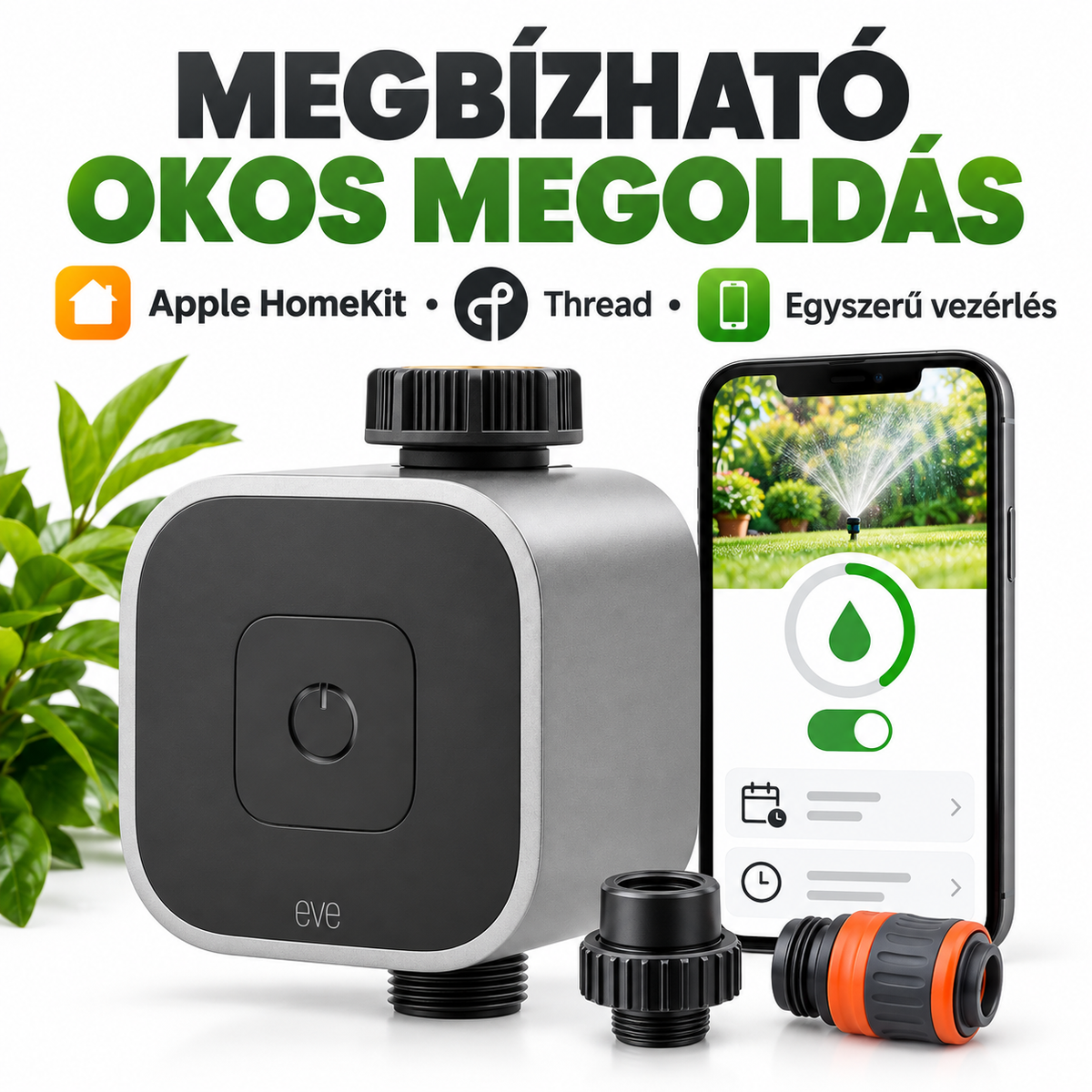 Smarter Bewässerungscomputer mit App – Automatische Gartenbewässerung mit Zeitplänen und Apple Home