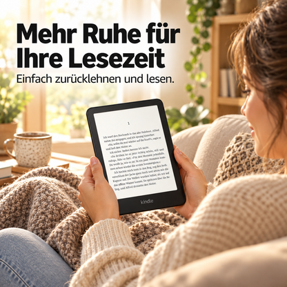 E-Book-Reader mit E-Ink-Touchdisplay – Blendarm lesen zu Hause und unterwegs