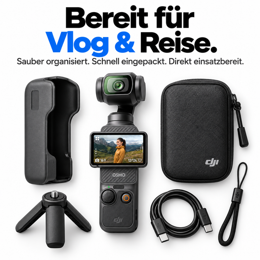 4K Vlogging-Kamera mit 3-Achsen-Gimbal und ActiveTrack 6.0