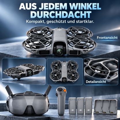 FPV-Drohne mit 4K-Kamera, Goggles 3 und Bewegungssteuerung