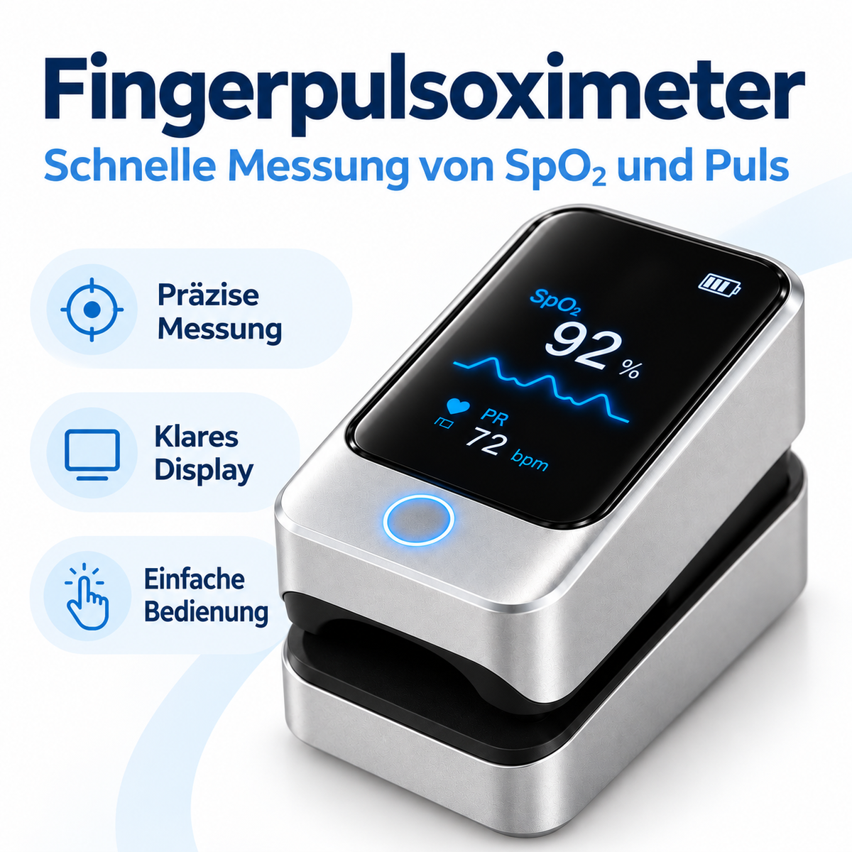 Blutzuckermessgerät mit großem Display – Digital & leicht ablesbar