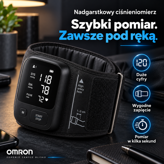 Ciśnieniomierz bez mankietu – nienwazyjny pomiar ciśnienia krwi