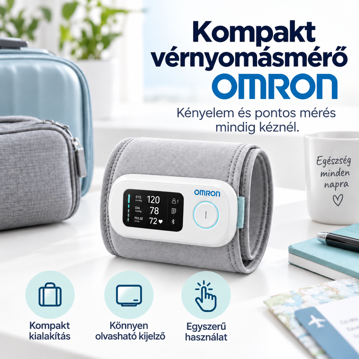 Elektronikus vérnyomásmérő – gyors vérnyomásmérés