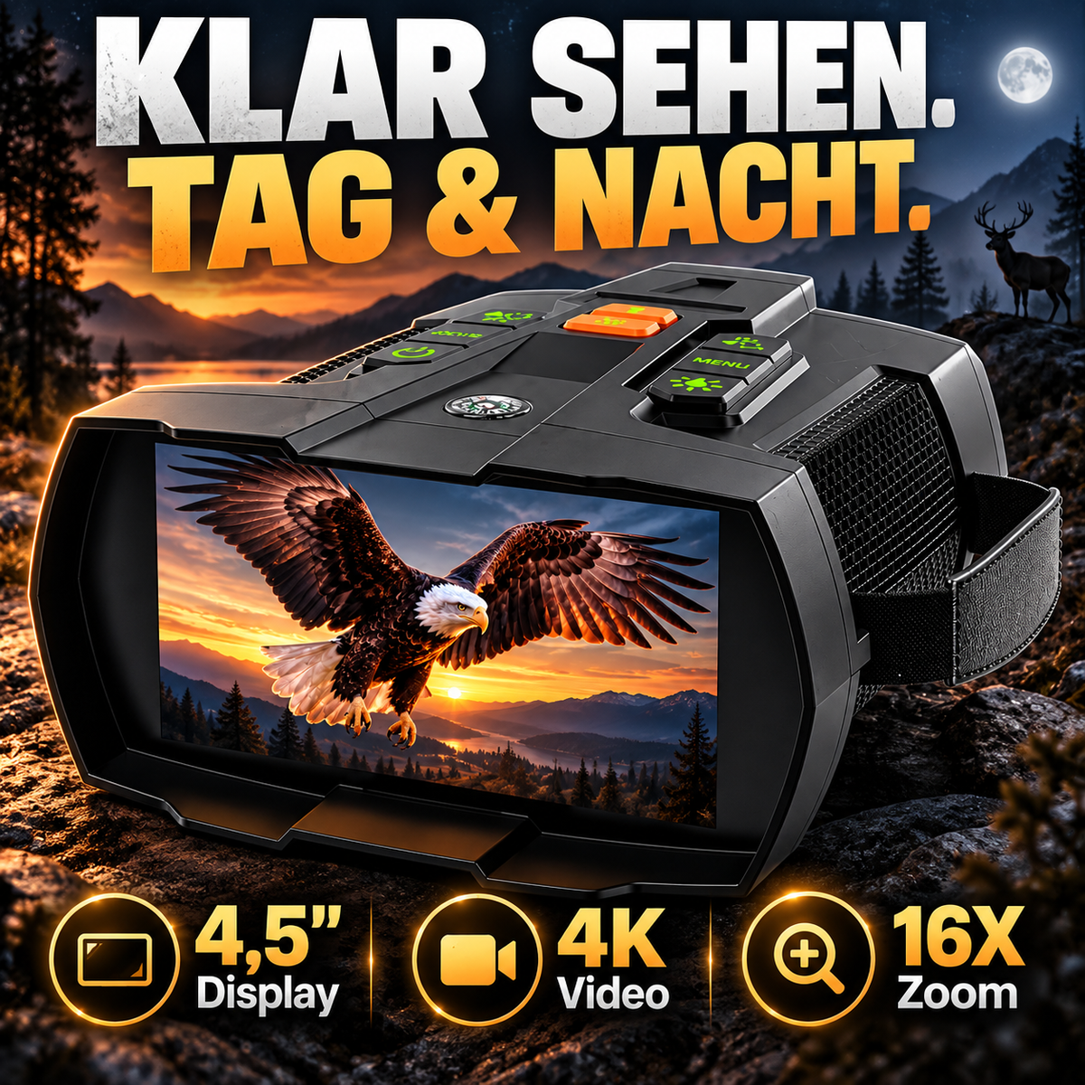 4K-Nachtsichtgerät für die Jagd