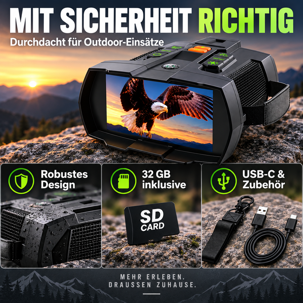 4K-Nachtsichtgerät für die Jagd