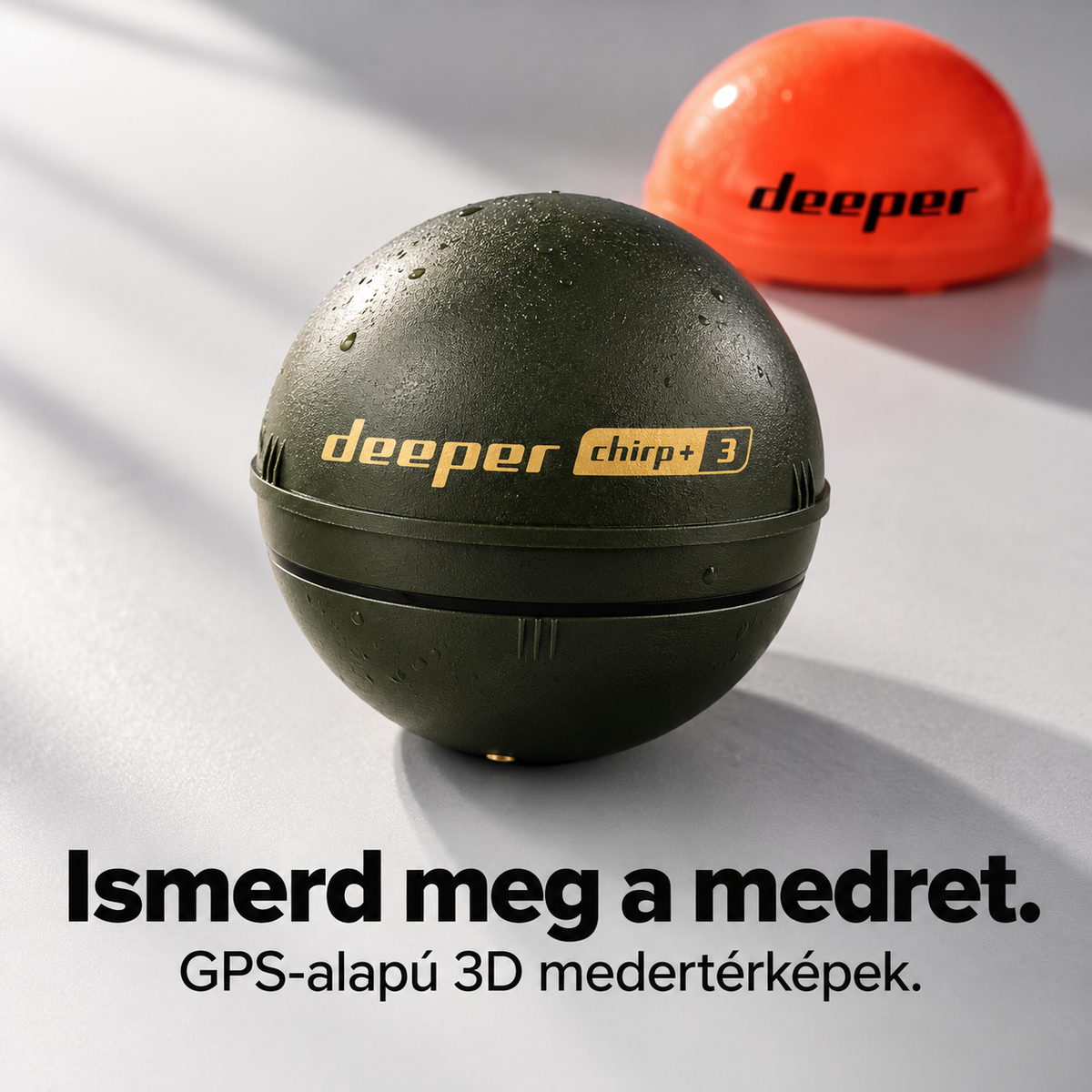 Hordozható szonáros halkereső – Vezeték nélküli kapcsolat, 3D medertérképezés és három sugárnyaláb parti és csónakos horgászathoz