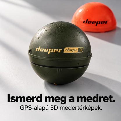 Hordozható szonáros halkereső – Vezeték nélküli kapcsolat, 3D medertérképezés és három sugárnyaláb parti és csónakos horgászathoz