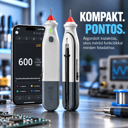 Okos digitális multiméter alkalmazással – Vezeték nélküli mérés, oszcilloszkóp, spektrumanalizátor és adatgyűjtés