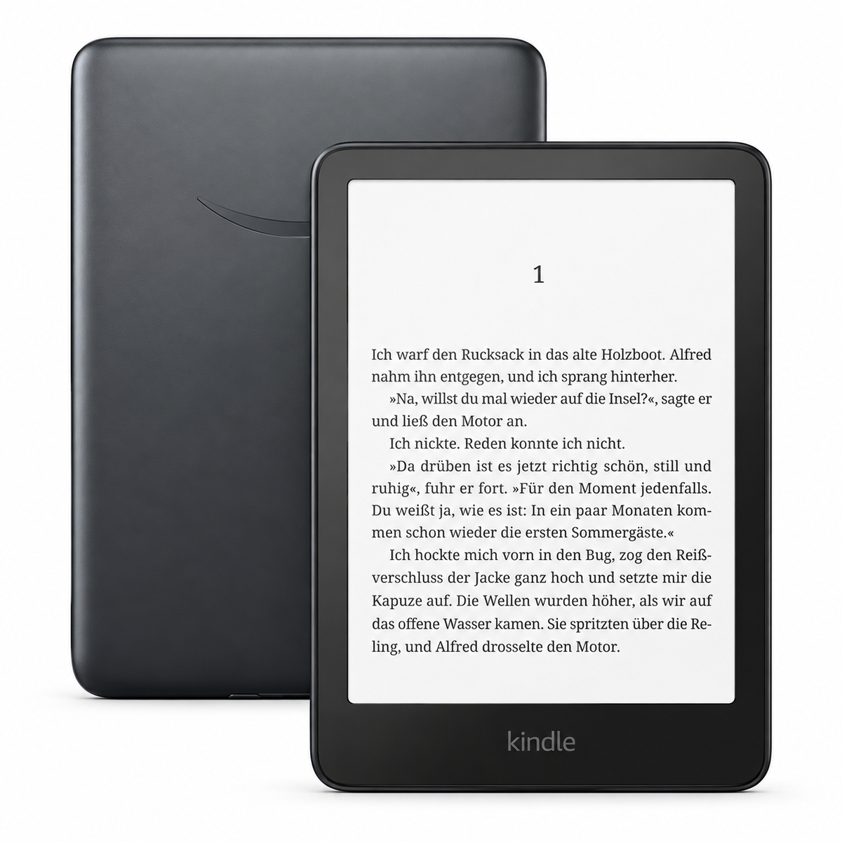 E-Book-Reader mit E-Ink-Touchdisplay – Blendarm lesen zu Hause und unterwegs