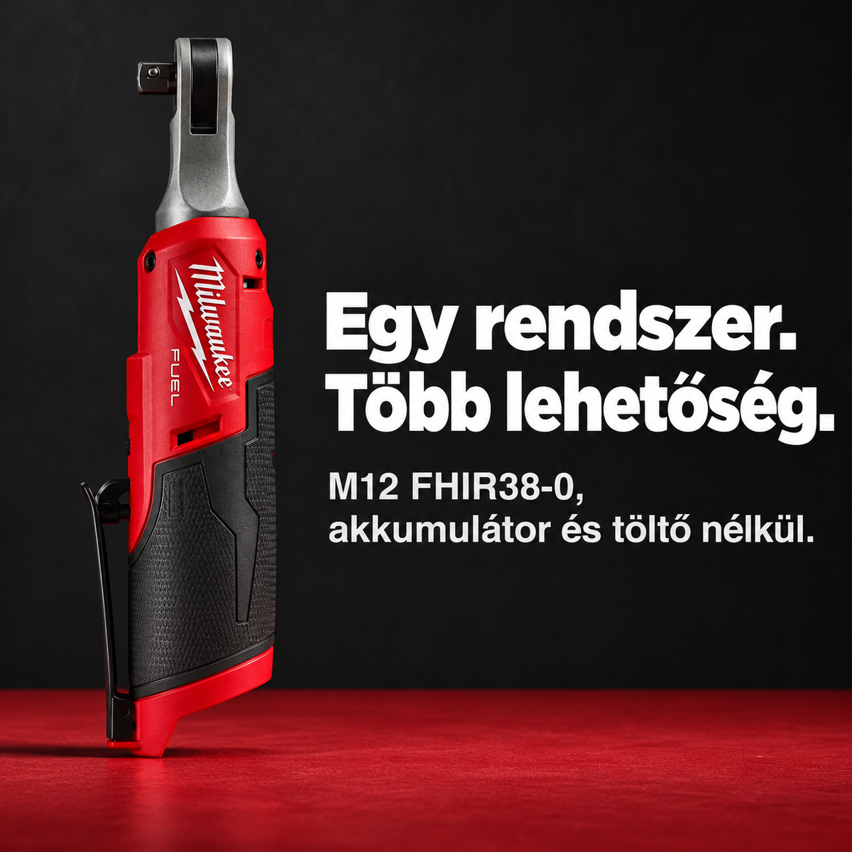 Akkumulátoros racsnis kulcs 3/8 hüvelyk – Alacsony profilú fej, állítható sebesség és LED-világítás szűk helyekre