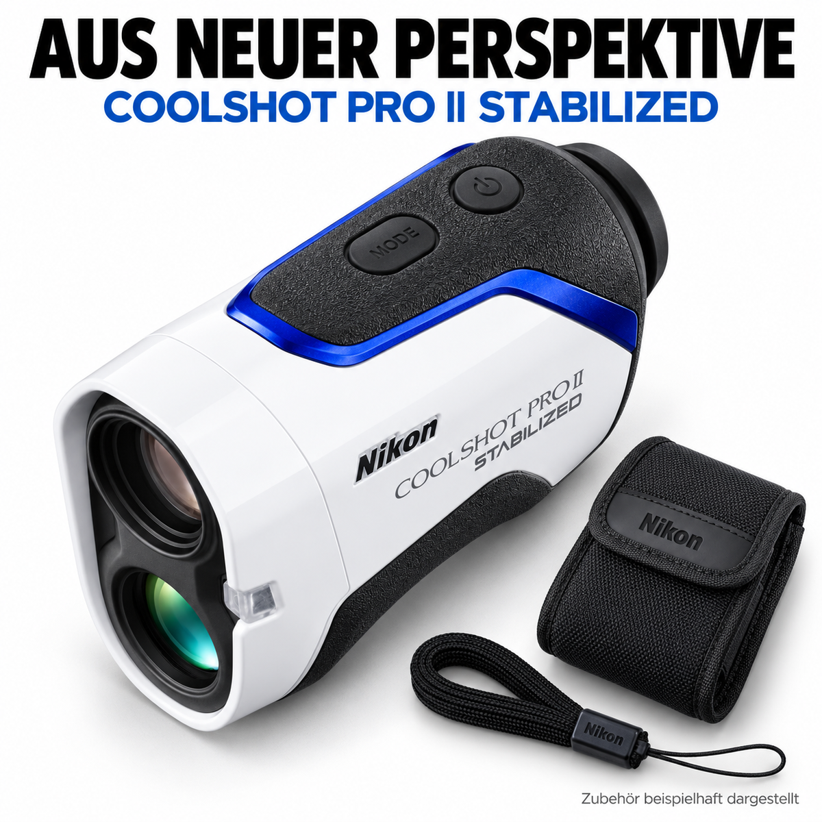 Golf-Laser-Entfernungsmesser mit Bildstabilisierung – Nikon COOLSHOT PRO II STABILIZED