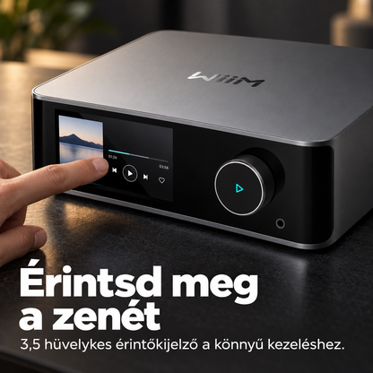 Hálózati zenelejátszó érintőkijelzővel – Alkalmazásos vezérlés, HDMI ARC és többhelyiséges zenehallgatás